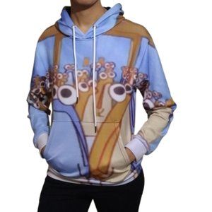 Women's Hoodie Blue Small